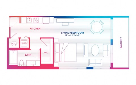 a floor plan of a house